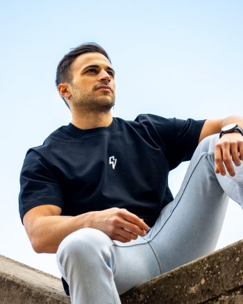 "White Brush" Oversize T-shirt